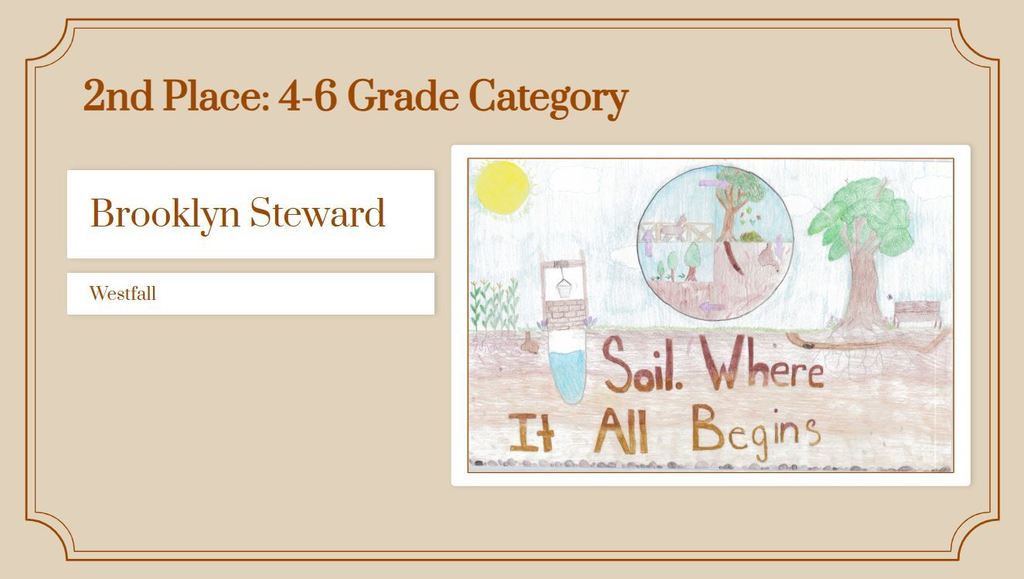 Brooklyn's graphic showing her poster