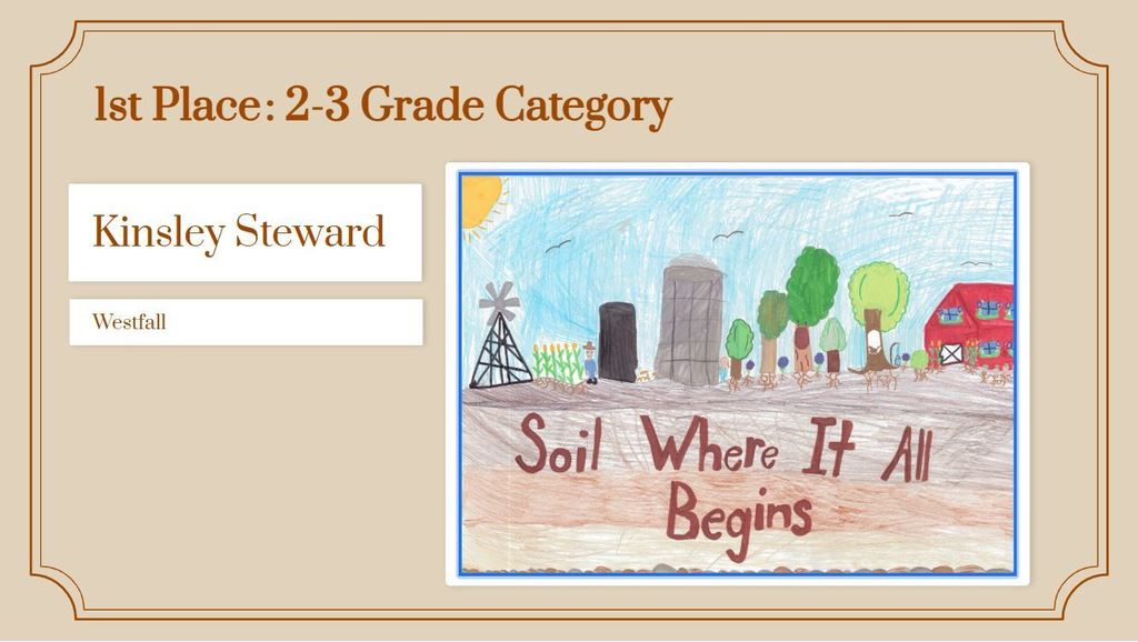 Kinsley Steward's winning graphic and poster