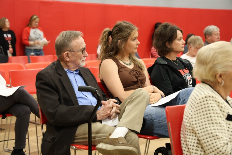 staff members sitting