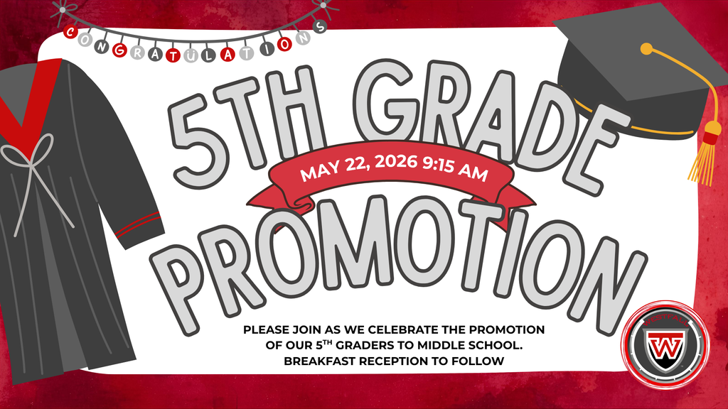 5th Grade Promotion Ceremony Flyer