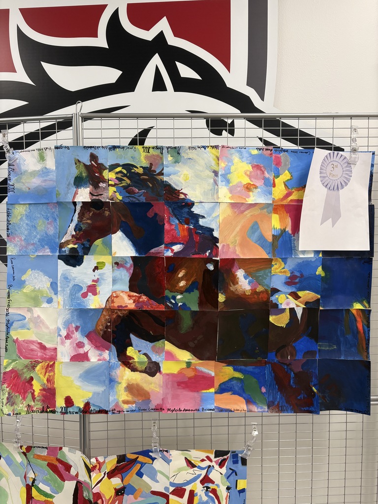 Third place horse painting