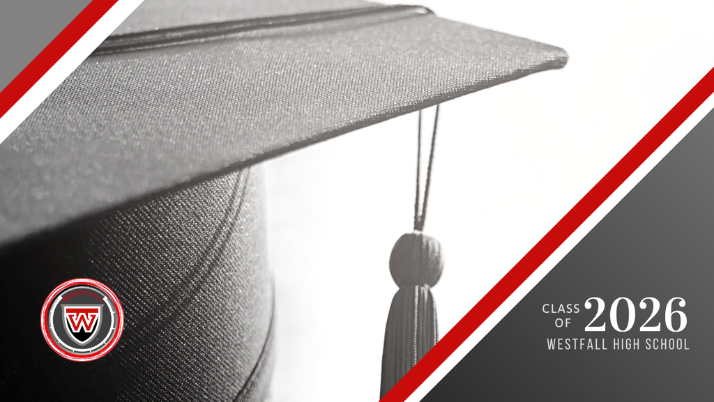 Graduation: Graduation cap with tassel Class of 2026 Westfall High School