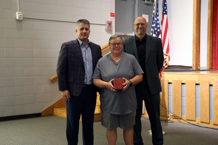 Cindy Mayhugh with Jason Fife and Tom Kitchen 