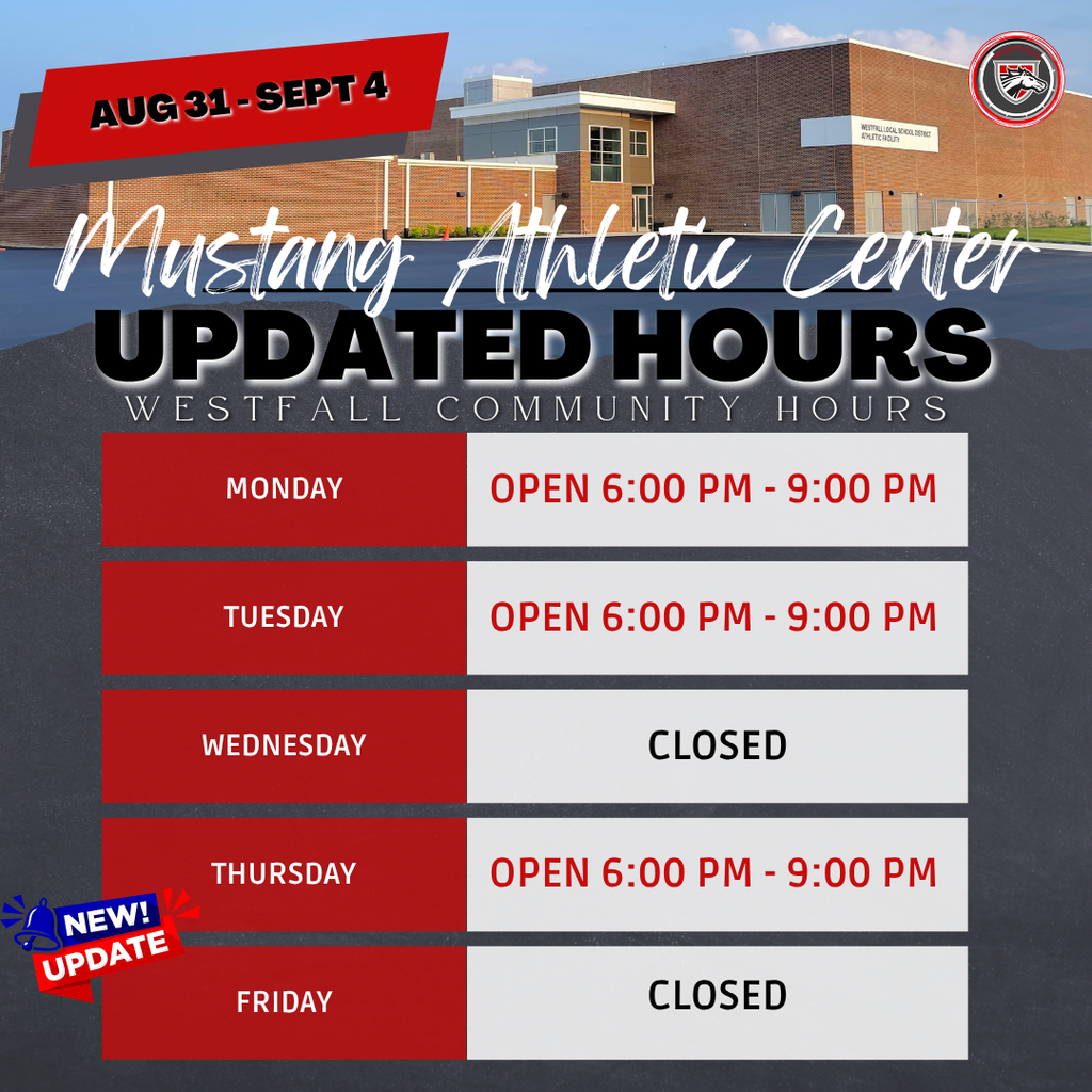 Updated MAC Community Hours - Now Open Thursday 6-9 PM, Closed Friday