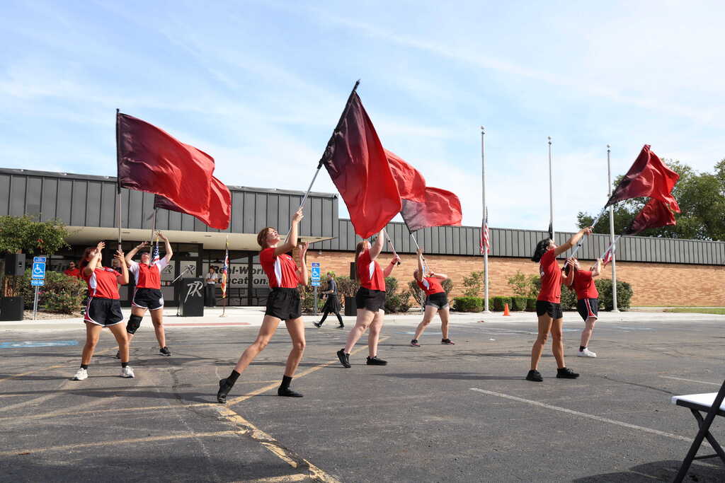 Westfall High School Band and Color Guard
