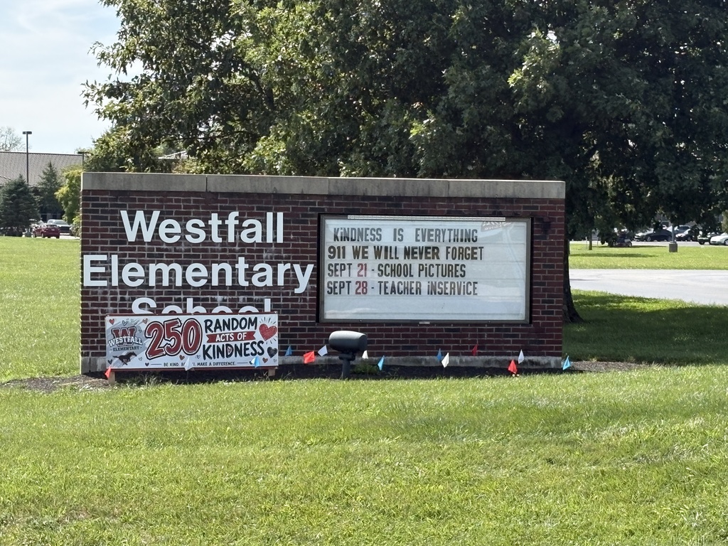 WES Front Sign