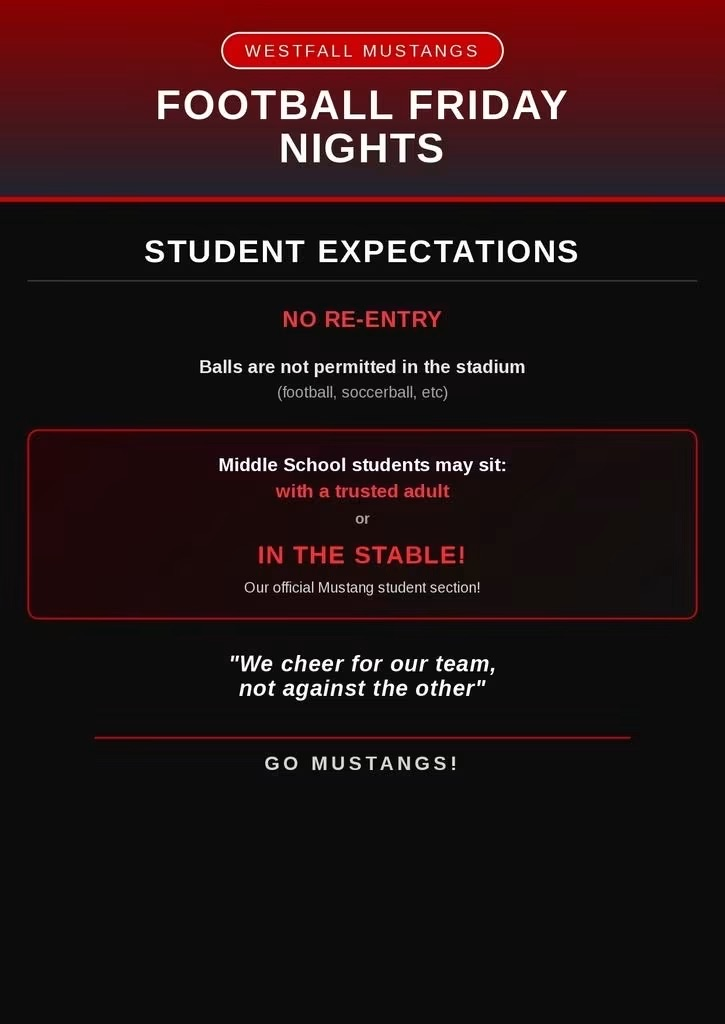 WHS Event Expectations & Safety Guidelines