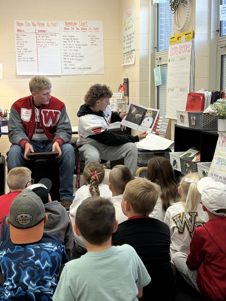 Football players reading