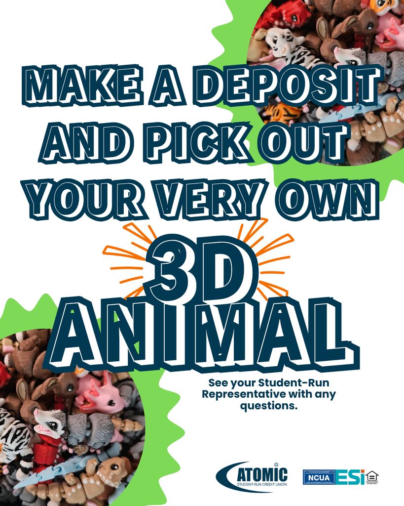 make a deposit and pick out your very own 3D animal