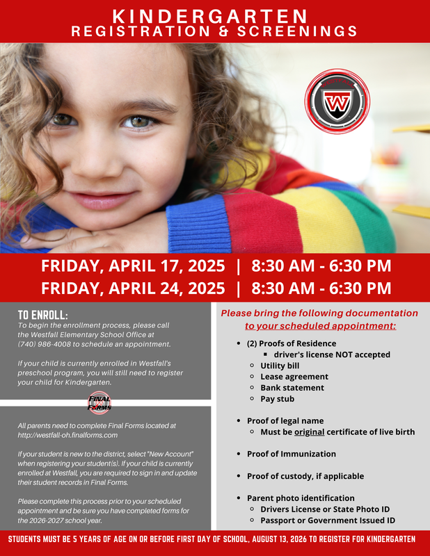 Kindergarten Registration