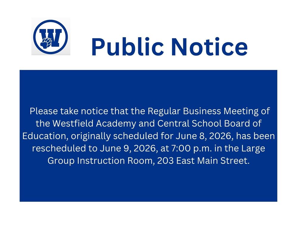 Public Notice BOE Meeting