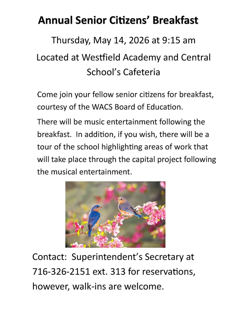 Annual Senior Citizens’ Breakfast