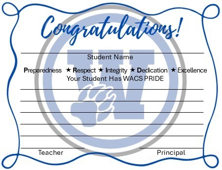 WACS PRIDE Card