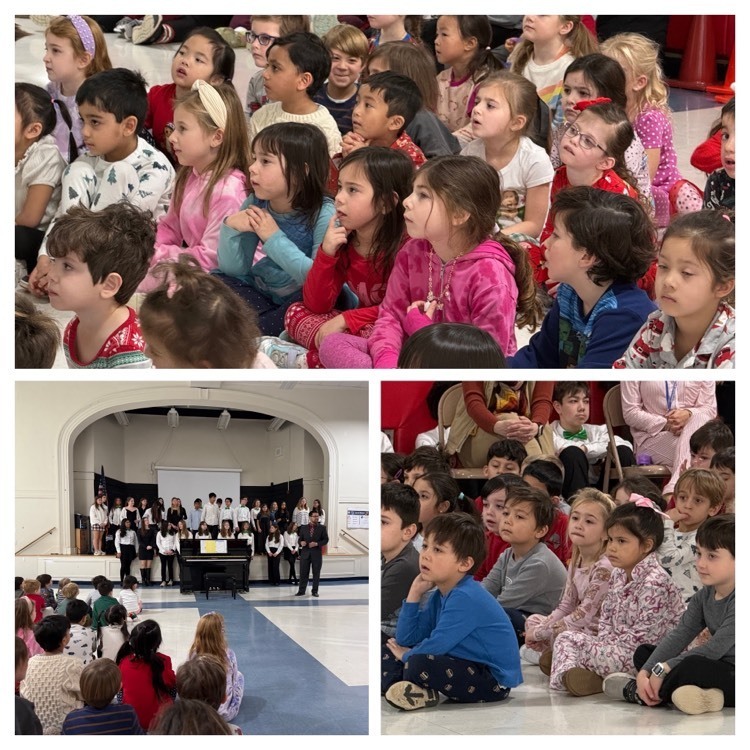students enjoy the winter concert