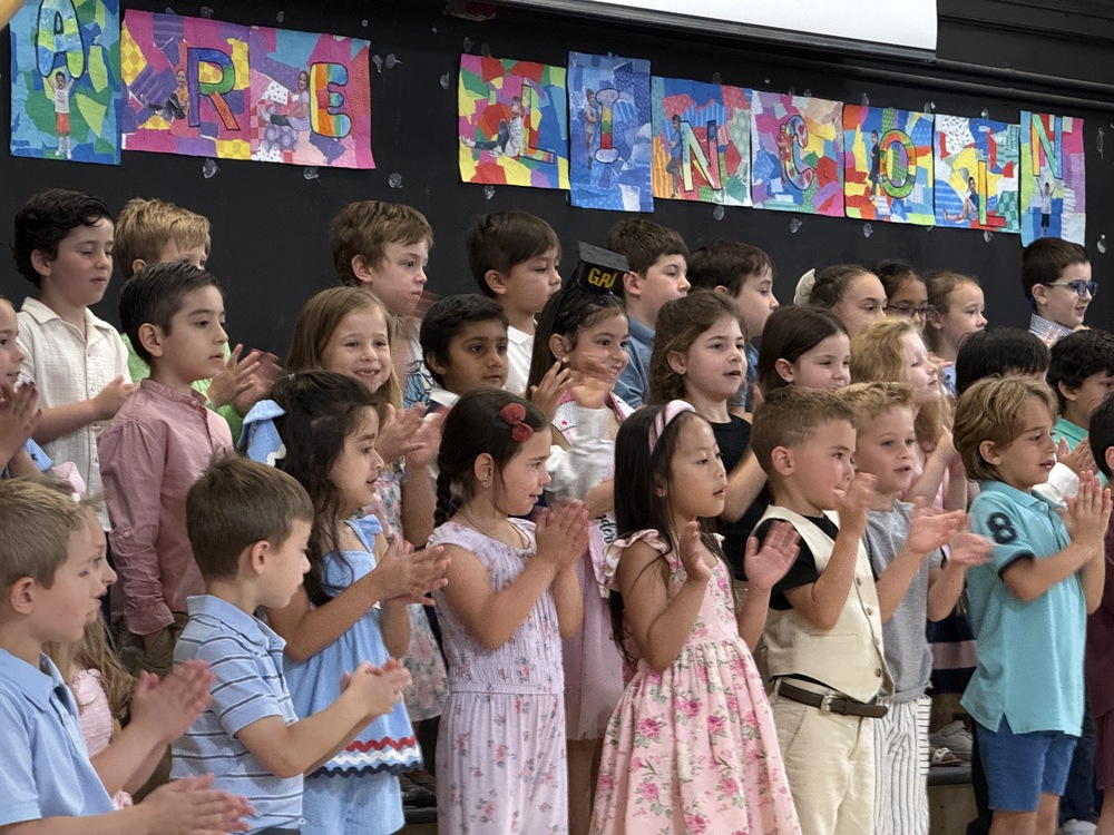 students perform at Kindergarten Celebration