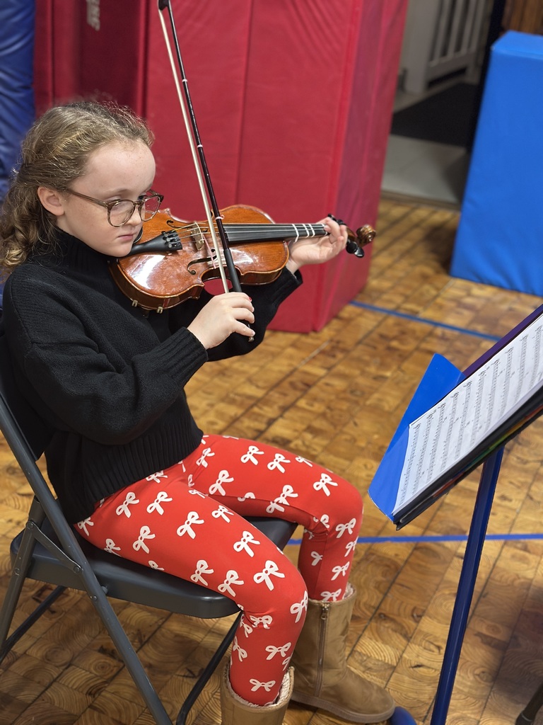 orchestra student playing