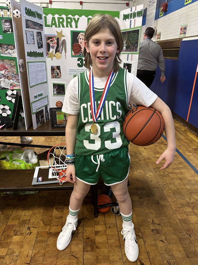 5th grade student as Larry Bird