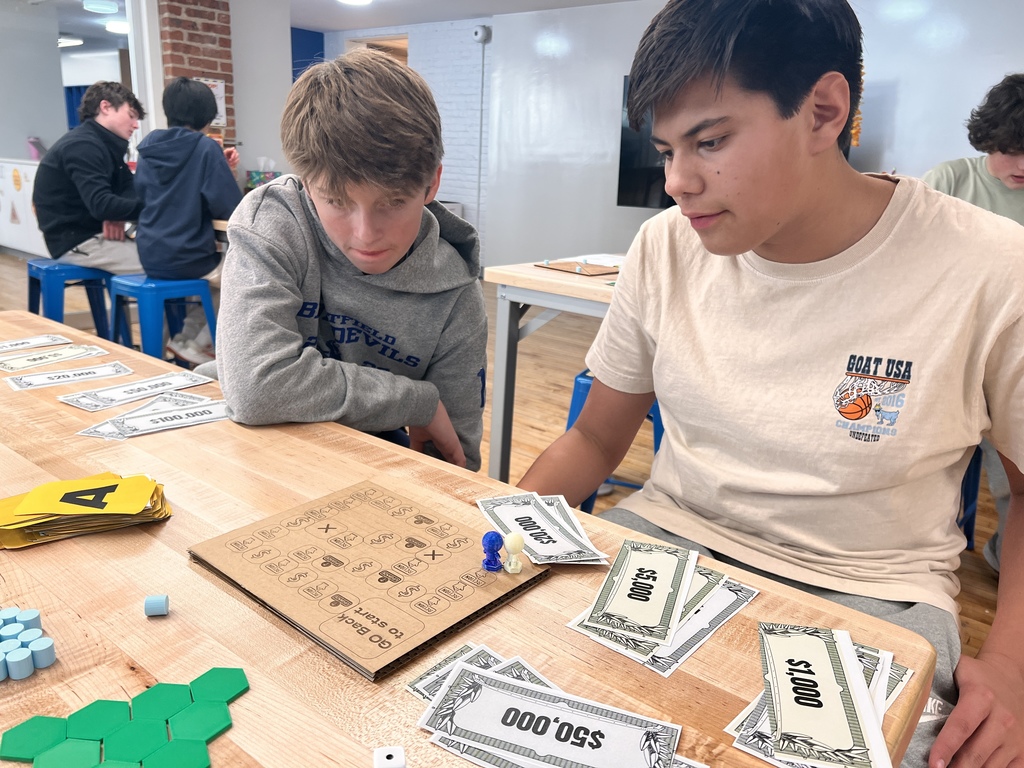 Students enrolled in STEM 8 finished up their unit on Board Games. Students developed an original game and made them come to life by utilizing the laser cutter, 3D printer, and a digital design software.