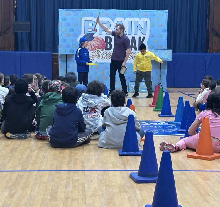 Students enjoy Break Break Academy assembly