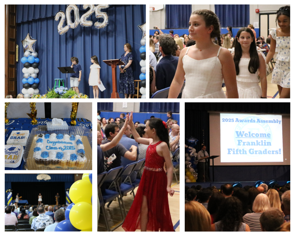 Photo collage of Gr 5 moving up ceremonies