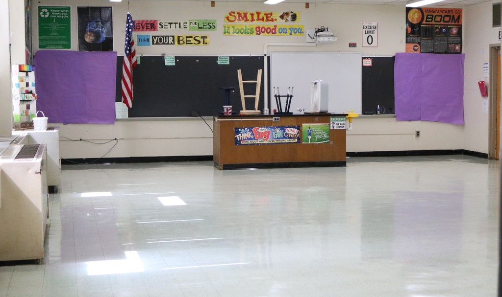 Empty classroom