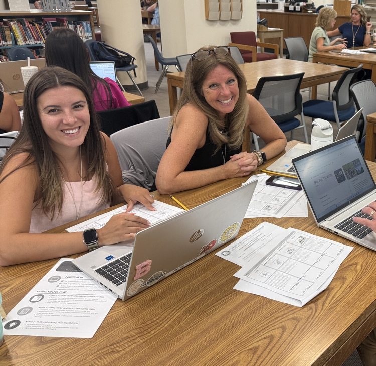 Wilson staff during professional development 