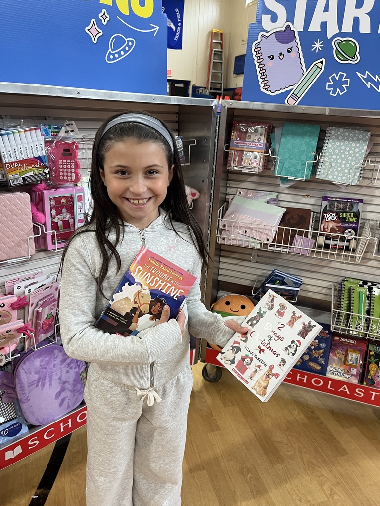 Fourth grade student loves the new books.