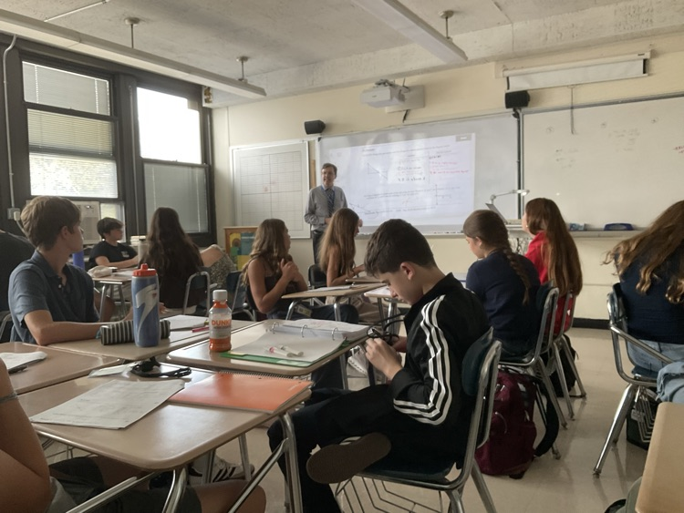 Mr. DeAngelo reviewing work