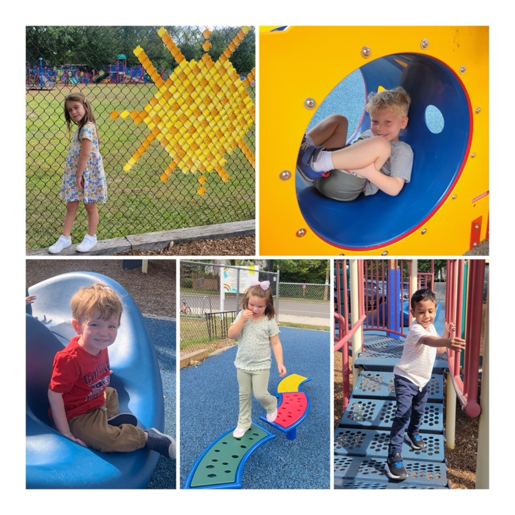 students enjoying outdoor playground play