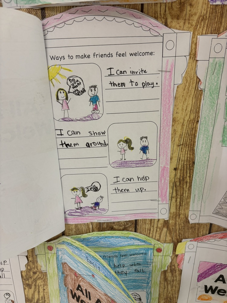 students write about being inclusive