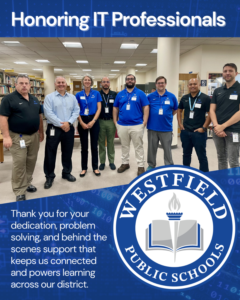 Westfield Public Schools IT Team and logo