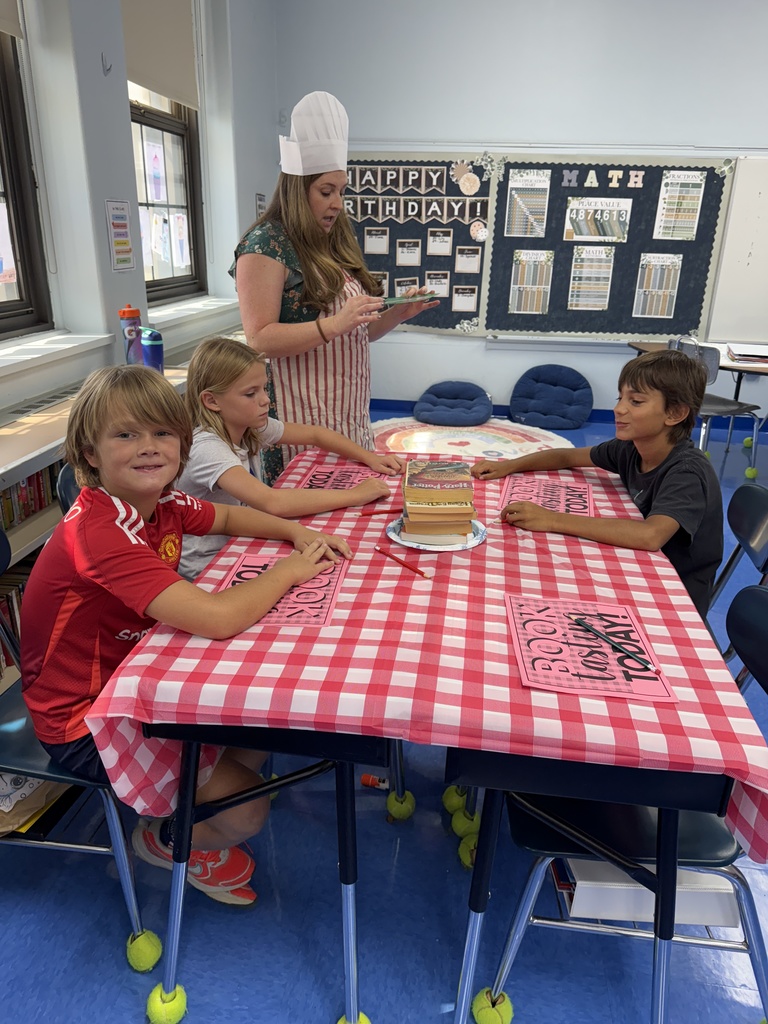 students during book tasting