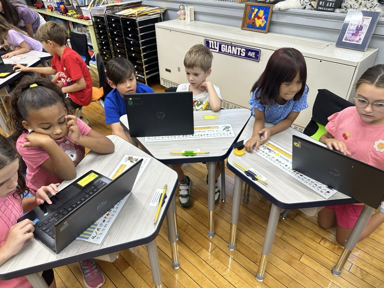 students working together