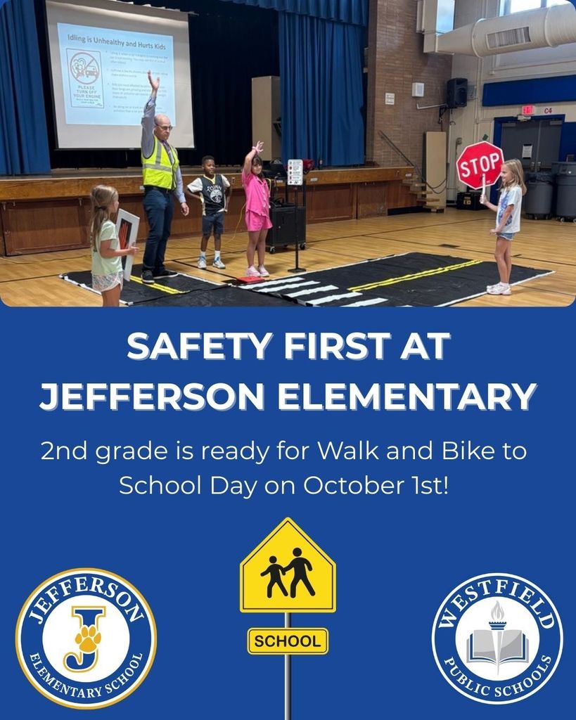 2nd graders learning pedestrian safety