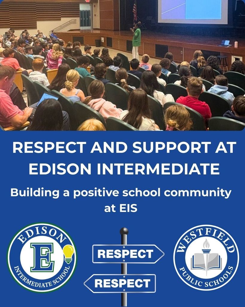 Edison students learning about building a positive school community
