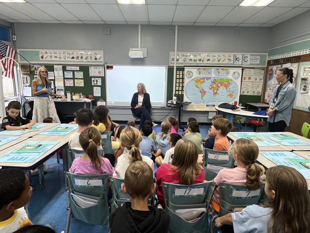 The teacher introduces the Mayor Brindle.