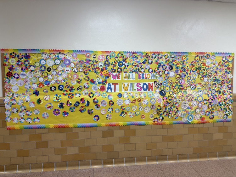 collaborative flower bulletin board