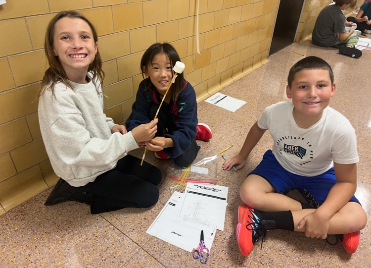 students working in a group on a design challenge