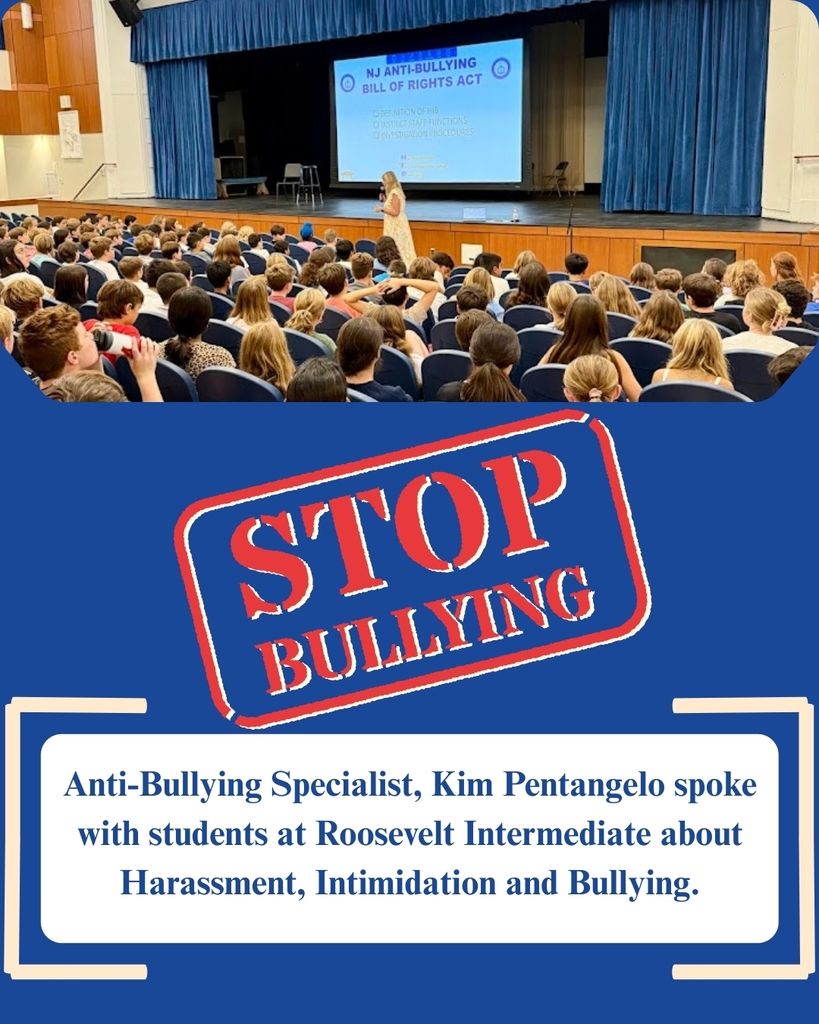 anti-bulling graphic with photo of students