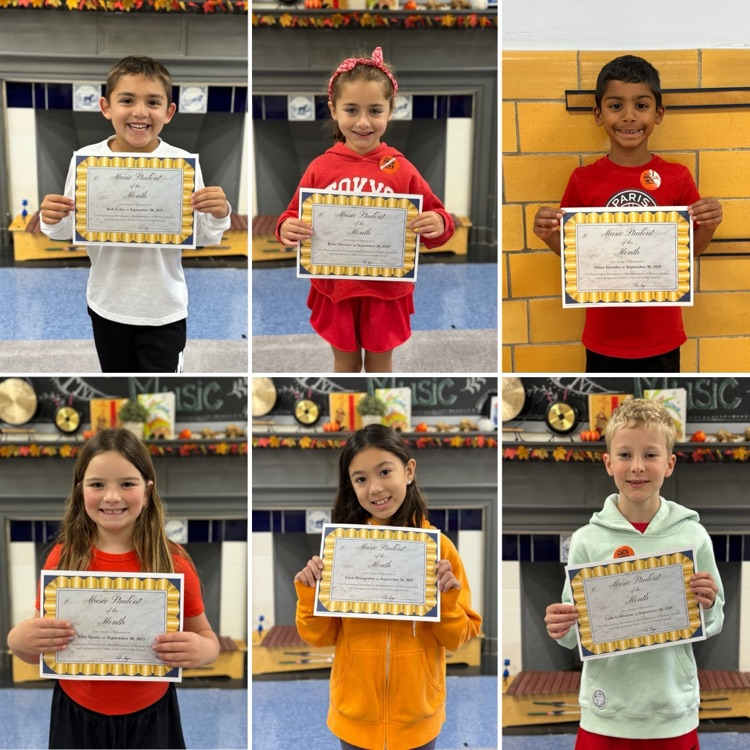 music students of the month