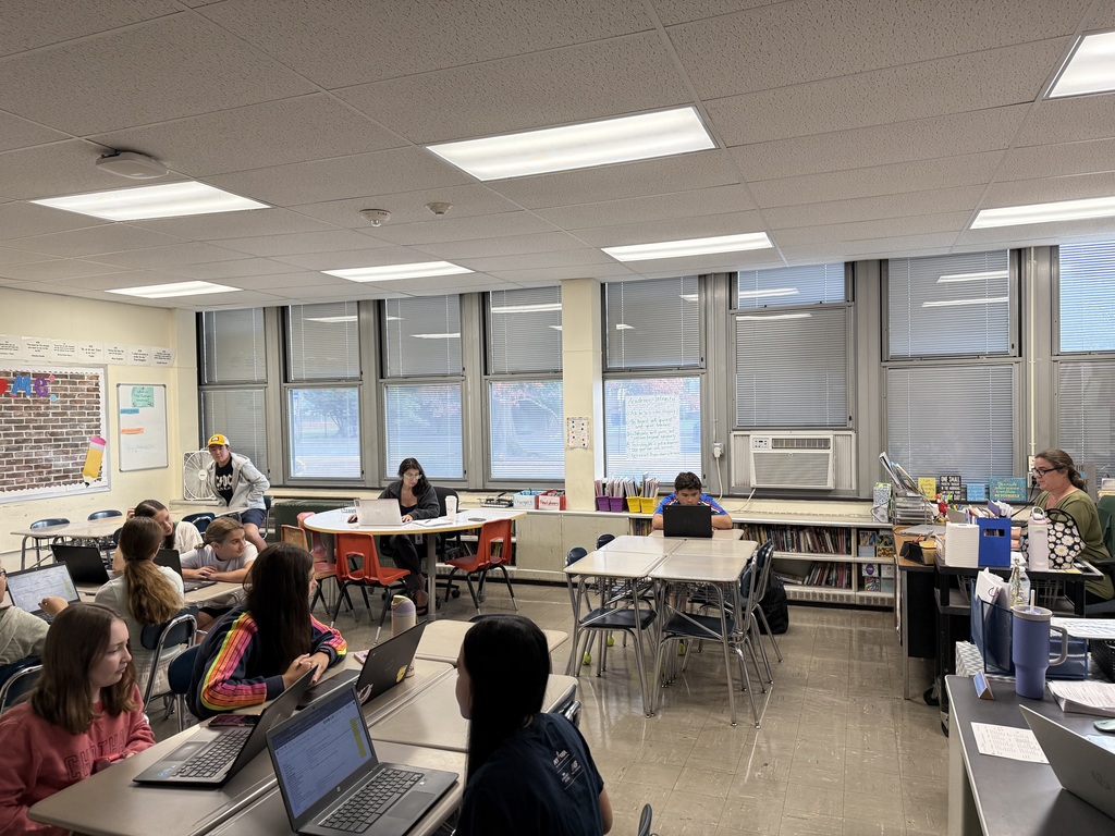 students sitting at desks