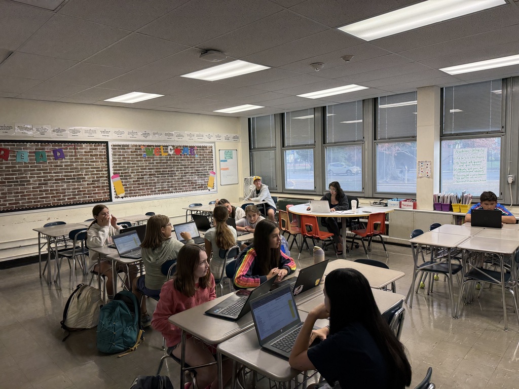 students sitting at desks