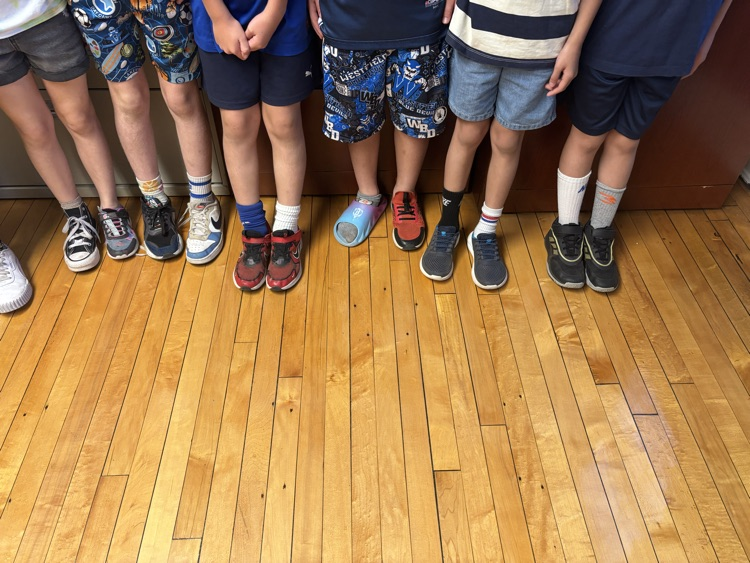 mismatched socks and shoes
