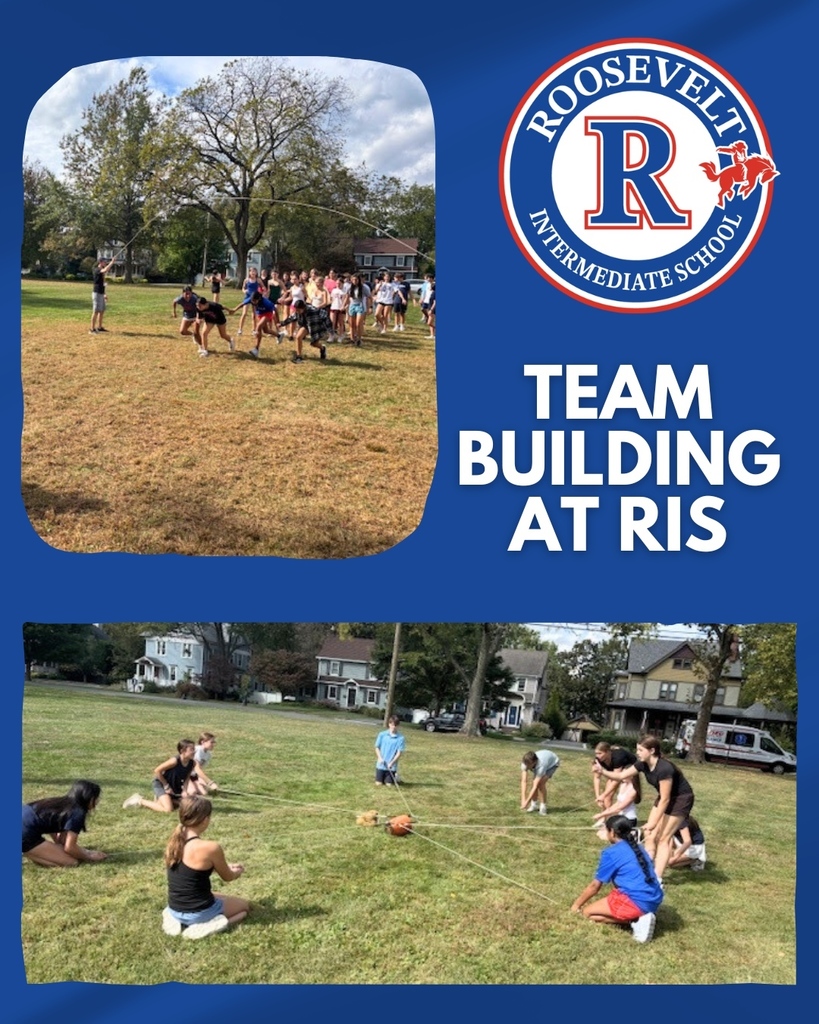 Peer Leaders participating in team building at RIS