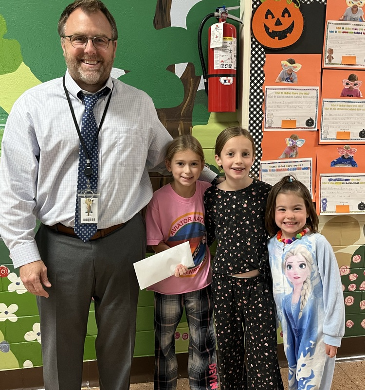 students donating to project playground