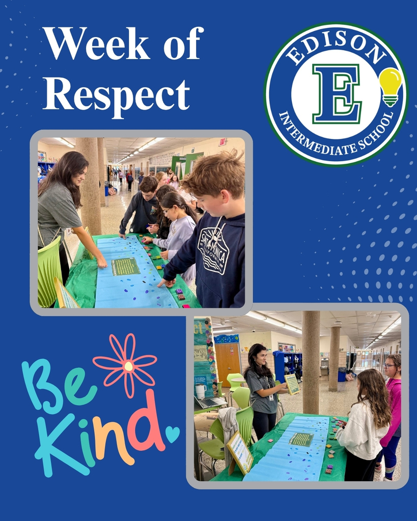 Students at EIS participating in the Week of Respect
