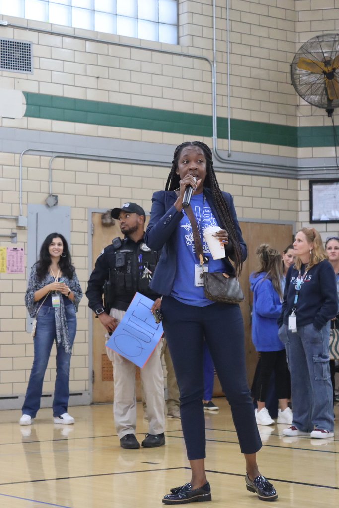 woman speaking with microphone