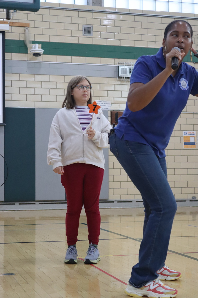 woman with microphone