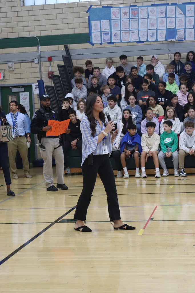 woman speaking with microphone
