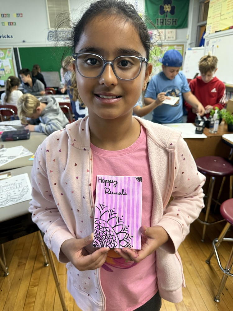 Students learn about Diwali
